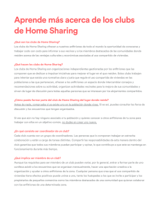 Aprende más acerca de los clubs de Home Sharing