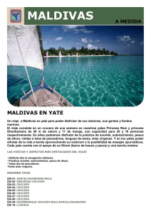 MALDIVAS EN YATE