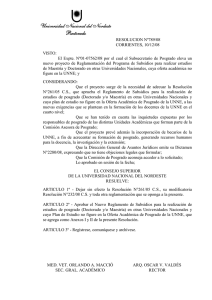 Resolución Nº 789/08 - Universidad Nacional del Nordeste
