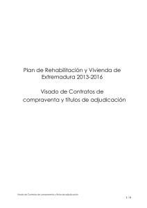 Plan de Rehabilitación y Vivienda de Extremadura 2013