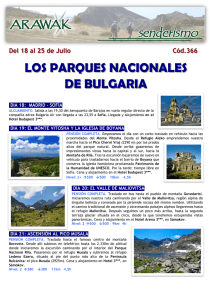 los parques nacionales de bulgaria