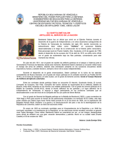 Bartolomé Salom - Universidad Militar Bolivariana