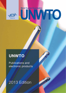 UNWTO 2013 Edition - World Tourism Organization UNWTO