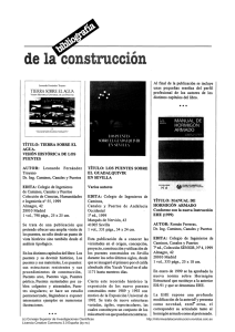 Bibliografía de la construcción - Informes de la Construcción
