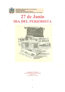 inicios del Periodismo en Venezuela