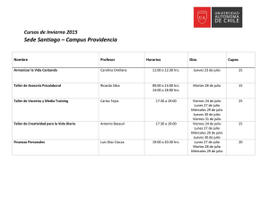 Sede Santiago – Campus Providencia