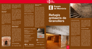 Refugis antiaeris - Ajuntament de Granollers