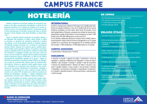 hotelería - Campus France