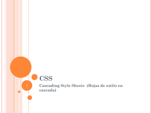 CSS - diseño y programación web