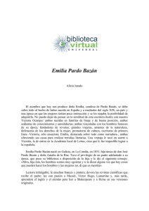 Emilia Pardo Bazán - Biblioteca Virtual Universal