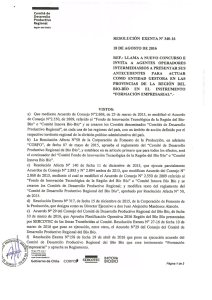 Page 1 Comité de Desarrollo Productivo Regional Región del