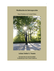 Meditación de Conocimiento - Vipassana Meditation Techniques by