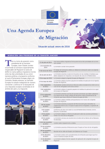 Una Agenda Europea de Migración