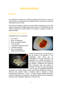 recetas divertidas - Cerdanyola Oberta