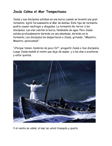 Jesús Calma el Mar Tempestuoso - Nuestra Señora de la Divina