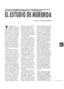 EL ESTUDIO DE MURUROA