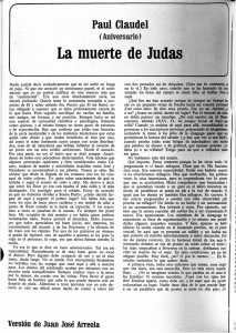 La muerte de Judas - Revista de la Universidad de México