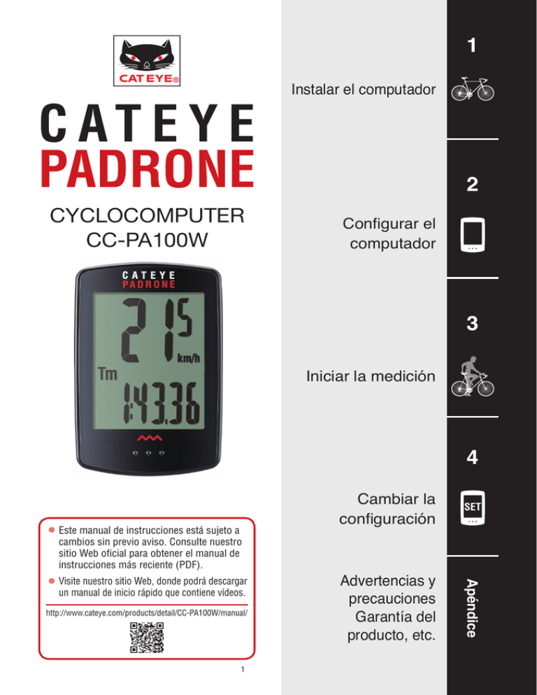 manual Cateye