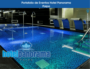 Portafolio de Eventos Hotel Panorama Paipa
