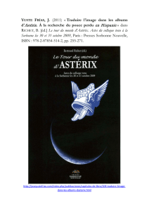 Traduire l`image dans les albums d`Astérix. À la recherche du pouce