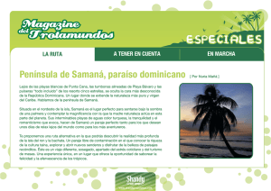 Península de Samaná, paraíso dominicano [ Por Nuria Mañá ]