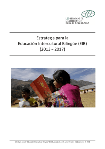 Estrategia para la Educación Intercultural Bilingüe (EIB) (2013 – 2017)