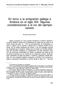 En torno a la emigración gallega a América en el siglo XIX - e