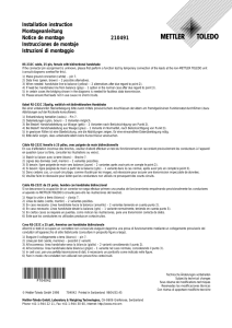 Instrucciones de montaje Cable RS-232C de 25