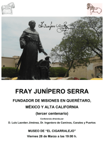FRAY JUNÍPERO SERRA