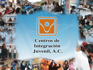 Diapositiva 1 - Centros Integración Juvenil, AC