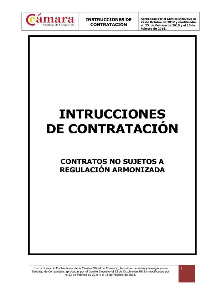 Instrucciones De Contratación