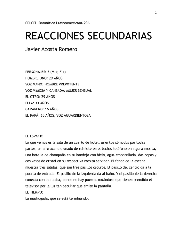 Reacciones secundarias
