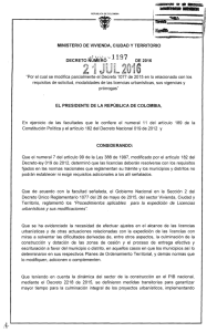 Decreto 1197 del 21 de julio de 2016.