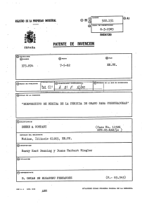 dispositivo medidor de perdidas de granos para cosechadoras.