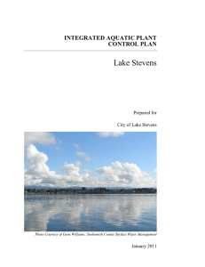 Integrated Aquatic Vegetation Management Plan
