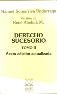 ` DERECHO SUCESORIO