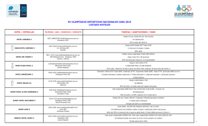 xv olimpíadas deportivas nacionales caba 2015