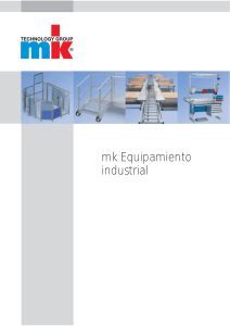 Catálogo equipamiento industrial