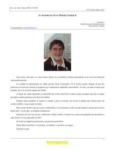 Jean Pierre Coderch - Universitat de València