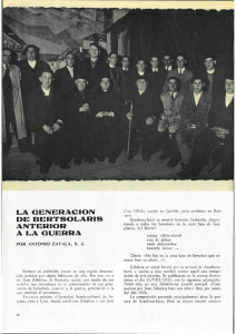 La generación de bertsolaris anterior a la guerra, Antonio Zavala S.J.