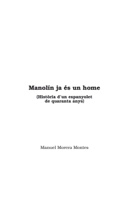 Manolín ja és un home - Editorial Club Universitario