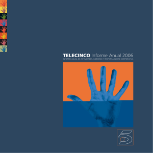 TELECINCO - INFORME ANUAL 2006