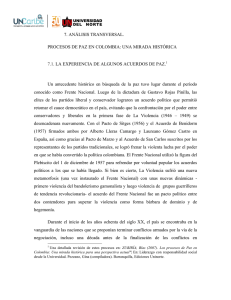 7. análisis transversal. procesos de paz en colombia: una mirada