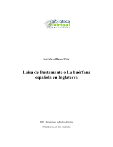 Luisa de Bustamante o La huérfana española en Inglaterra