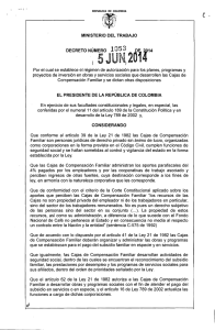 Decreto 1053 de 2014 - Presidencia de la República de Colombia