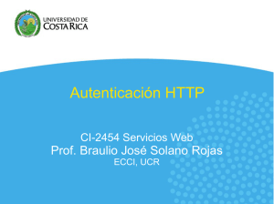 Autenticación HTTP - Braulio J. Solano Rojas