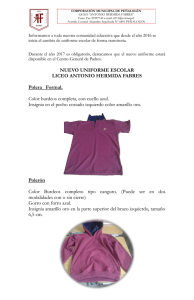 cambio uniforme escolar - Liceo Antonio Hermida Fabres