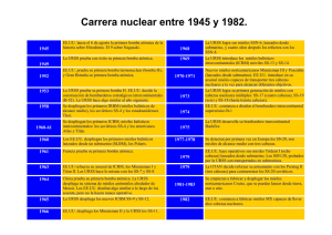 2. La carrera nuclear entre 1945 y 1982.