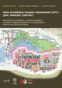 zona intangible tagaeri taromenane (zitt): una, ninguna, cien mil?