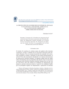 La protección de los derechos económicos, sociales y culturales a